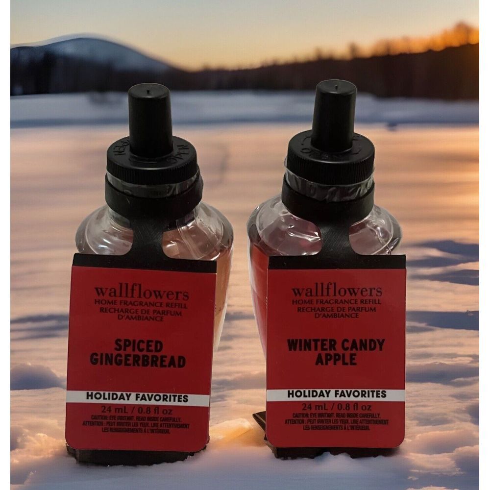 Bath & Body Works Winter Candy Apple Spiced Gingerbread PlugIn Wallflower Refill